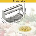thumbnail image 2 of 2024 New Stainless Steel Garlic Presser, Garlic Press Rocker Garlic Mincer Garlic Crusher ws, 2 of 5