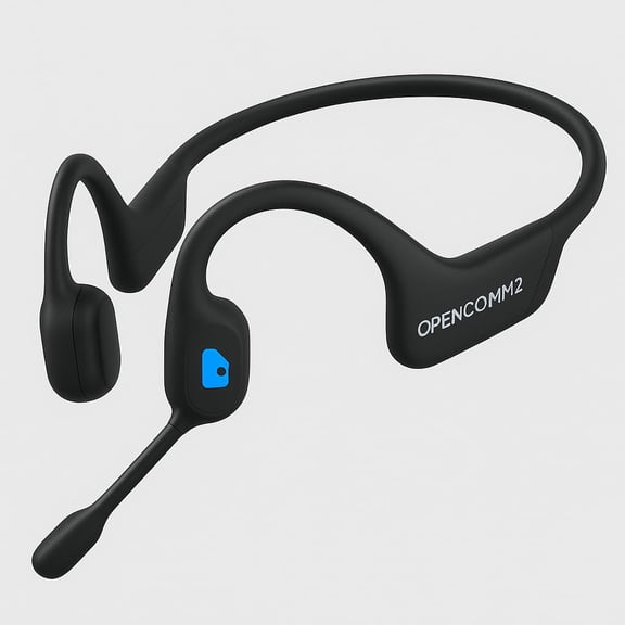 Opencomm2 2025 Wireless Earphones One Size – Bluetooth Headphones with Noise Cancelling Mic, Long Battery Life, Lightweight Over-Ear Design, Secure Fit for Sports and Work, More Than 1 LB C120ANBKUS