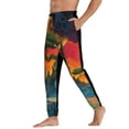 thumbnail image 3 of Xecao Abstract Tree Castle Print Active Tech Joggers for Men, Mens Sweatpants Lounge Pants with Pockets-X-Large, 3 of 5