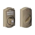 thumbnail image 1 of Schlage Camelot Antique Pewter Electronic Deadbolt Keyless Entry Keypad Rated AAA, 1 of 1