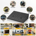 thumbnail image 5 of Magshion 2 Pieces Rubber Curb,5.5" Rise 19" Length Heavy Duty Loading Driveway Ramp for Cars, Wheelchair, 5 of 8