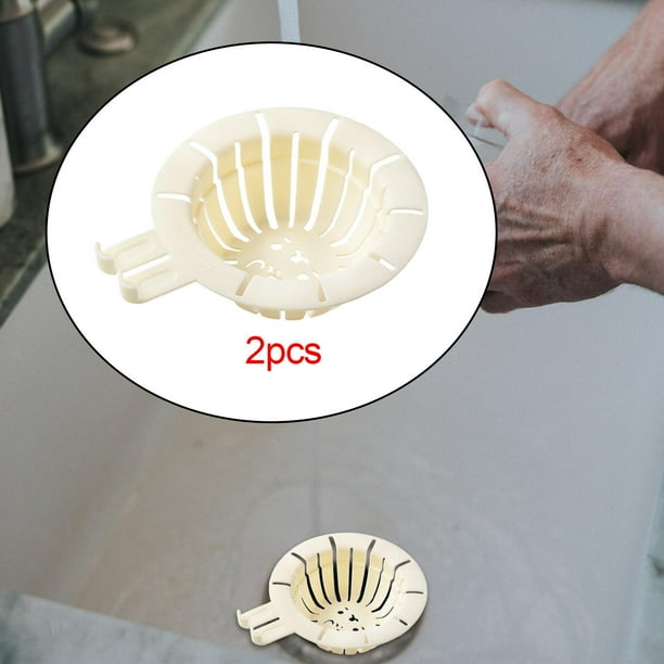 2 piezas de cesta para fregadero de cocina, colador, escurridor para fregadero de repuesto, bonito receptor antiolor, cesta de filtro de drenaje para Blanco BLESIY Colador fregadero