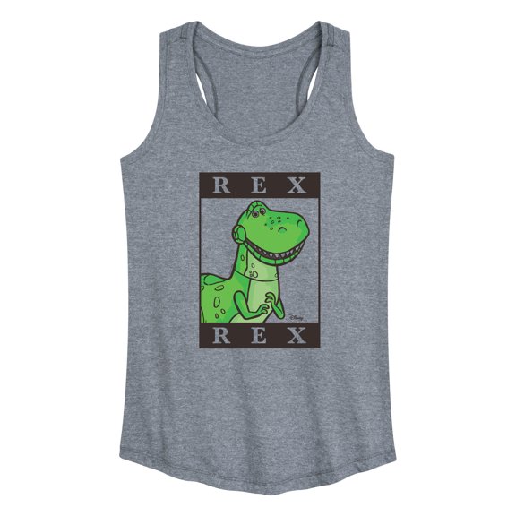 Toy Story 4 - Type Block Rex - Women's Racerback Tank Top