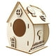 thumbnail image 2 of Ganfancp Casa de Pájaros de Madera Casa de Pájaros Diy para Niños Percha de Madera para Pájaros Jaula de Pájaros de Cuerda para Exteriores 3Ml Rebajas Flash Deals 1X Pajarera de Troncos 4, 2 of 3