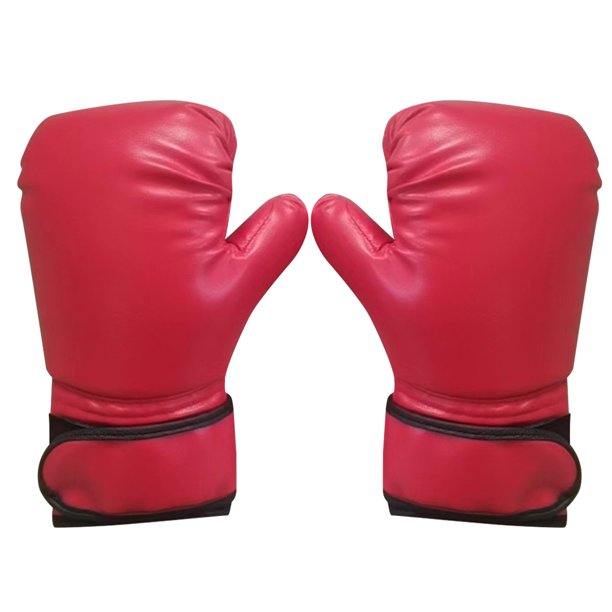 Taekwondo Mitts Muay Thai Guantes Entrenamiento Boxeo para Leather Pu Being For Bi Niñas Jóvenes
