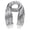 Black White, variant on Classic Lightweight Heavenly Henna Paisley Printed Eyelash Fringe Scarf