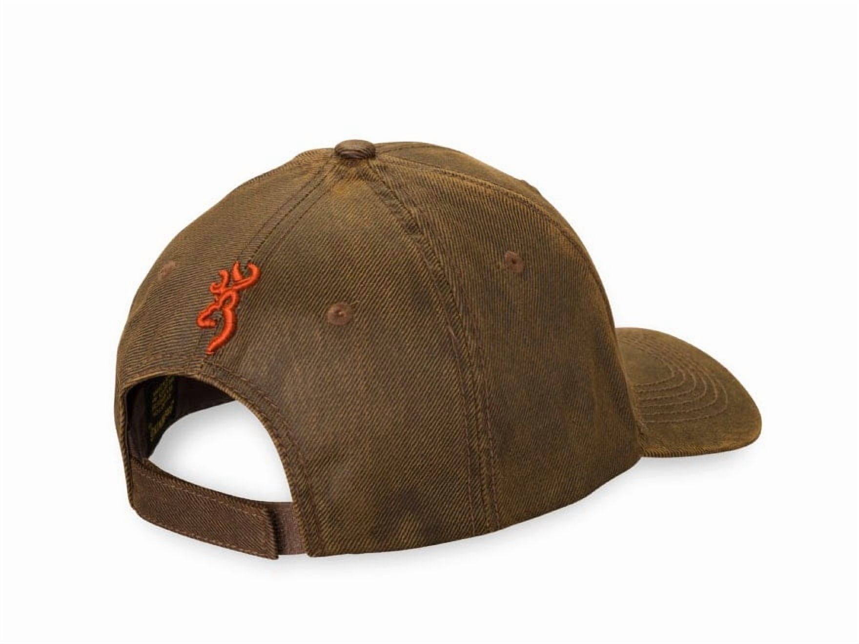 Browning Rhino Brown Casual Cap – Hook & Loop Closure Outdoor Hat - 308378881
