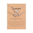 thumbnail image 3 of Twelve Constellation Necklace Diamond Bracelet + Necklace Set Constellation Card Set, 3 of 9