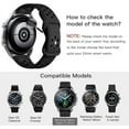 thumbnail image 2 of Compatible for Samsung Watch 3 Bands 45mm/Galaxy Watch Bands 46mm/Gear S3 Frontier/Classic Watch, 22mm Watch Band Quick Release Silicone Breathable Strap Wristband for Men，Black/Black, 2 of 6