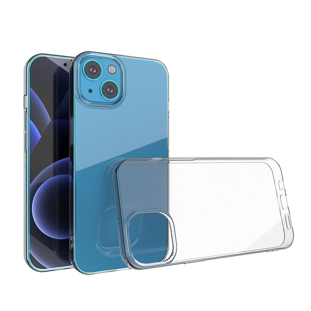 Funda para teléfono transparente de alta transparencia y color puro para Apple iPhone 13