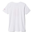 thumbnail image 2 of Columbia Youth Girls Mirror Creek Short Sleeve Graphic Shirt, White Wildflower Power, X-Small, 2 of 4
