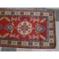 thumbnail image 4 of AHMEDANI Super Kazak Traditional Designed Rectangle Wool Carpet Hand Knotted Runner Rug (10.4 x 2.9)', 4 of 6