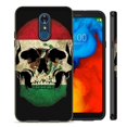 thumbnail image 2 of Mundaze Mexico Flag Skull Double Layer Hybrid Case Cover For LG Tribute Dynasty/Aristo 2/Aristo 3 Plus, 2 of 5
