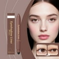 thumbnail image 6 of 2 in 1 Eyeshadow and Eyeliner Pen, Waterproof Cream Eyeshadow Stick, Shimmer Eye Shadow Pencil, High Pigmented Eyeshadow, Highlighter Eye Liner, Multi-Dimensional eyes Look (Bronze), 6 of 7