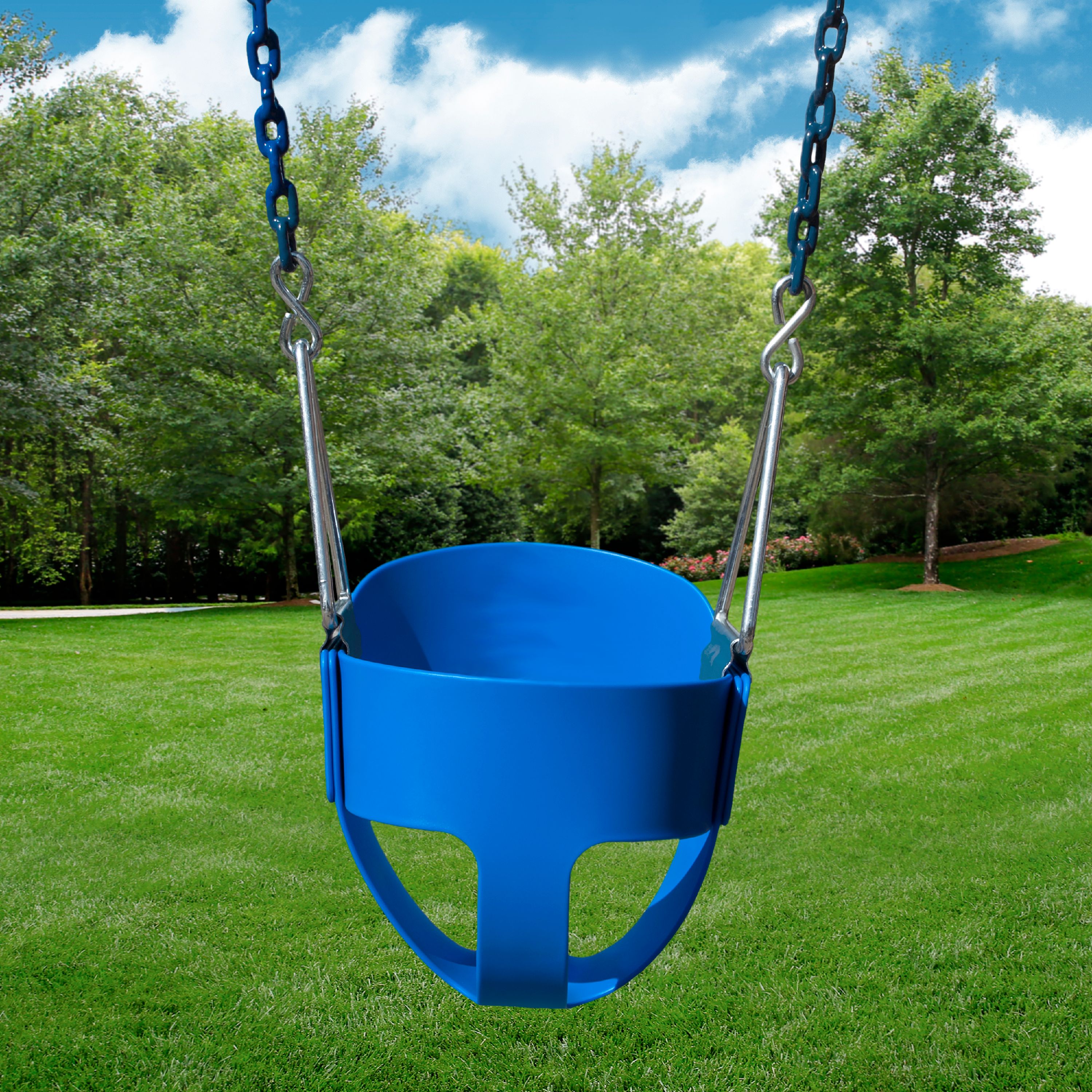 Gorilla Playsets Full Bucket Toddler Swing with Coated Chains - image 2 of 4