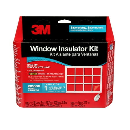 3M Indoor Oversized Window Insulator Kit, 1 Kit