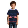 thumbnail image 4 of 250th Anniversary Usa Shirt Boys Girls 4th of July Shirts Crewneck Pullover Short Sleeve Casual Graphic Tees Summer Tops T Shirts for Kids Everyday Wear, 4 of 5