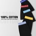 thumbnail image 5 of Natural Feelings Men's 5-Pack Cotton Knitted Comfort Loose Boxer Shorts Elastic Waistband Underwear, 5 of 7
