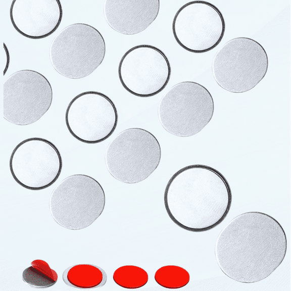 Magnetic Door Catch Ultra Thin Cabinet Magnets Stainless Steel Drawer Magnet Catch for Sliding Door Closure Kitchen Cabinet Cupboard Closet Closer (D15-8)