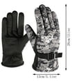 thumbnail image 2 of Dyfzdhu Winter Outdoor Wind Proof Glove Ski Riding Camouflage Warm Mountain Climbing Outdoor Mitten Grey, 2 of 2