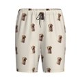 thumbnail image 4 of Wukai Labrador Retriever Dog Men’s Short Pajama Pants With Pockets Soft Sleep Pj Shorts for Men-X-Large, 4 of 6