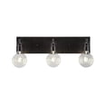 thumbnail image 1 of Toltec Lighting 1163-ES-LED45C Edge 3 Light Bath Bar Shown In Espresso Finish With 4 Watt LED Bulb, 1 of 1