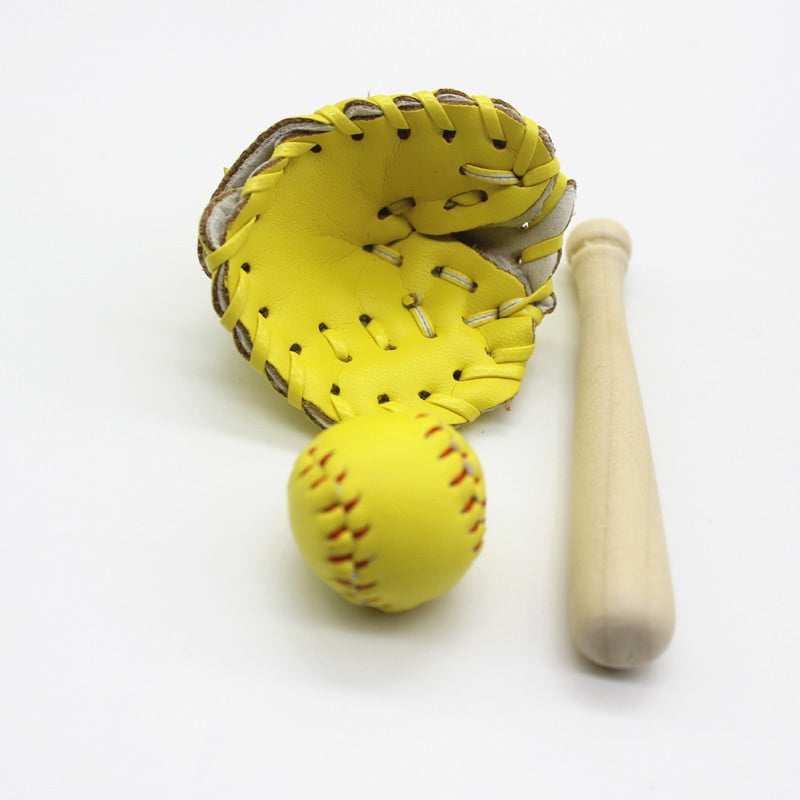 jarbins 2 juegos de bates de béisbol en miniatura y guantes, mini pelotas de béisbol para manualidades, deportes, bates de béisbol para decoración de pastel de cumpleaños, accesorios para casa de jarbins 2 juegos de bates de béisbol en miniatura y guantes, mini pelotas de béisbol para manualidades, deportes, bates de béisbol para decoración de pastel de cumpleaños, accesorios para casa de