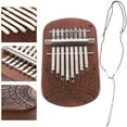 thumbnail image 4 of Miangastore Portable Mbira Finger Kalimba Wood 1Pack, 4 of 9