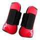 thumbnail image 3 of 2 uds., Protección para piernas de salto con amortiguación de golpes para montar, juego de botas de tendón y de deporte ecuestre para club de Rojo L Sunnimix Bota de tendón de caballo, 3 of 8