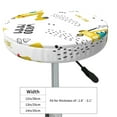 thumbnail image 4 of Honeii Dinosaur on Excavator Bar Stool Covers – Perfect Fit for 12" to 14" Round Stools, Crease-Resistant, Stretchy, Washable & Dustproof Seat Slipcovers-12 inch, 4 of 7