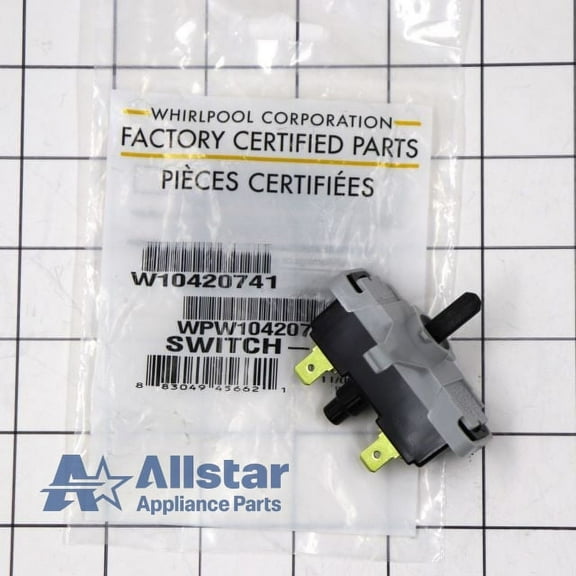 Whirlpool Dryer Start Switch WPW10420741