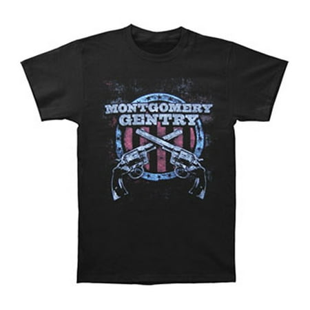 Montgomery Gentry - Montgomery Gentry Men's Crossed Guns T-shirt Black ...