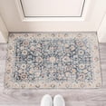 thumbnail image 2 of Boho Light Blue Country Rug with Vintage Pattern Door Mat 30 X 17 Inch Welcome Doormat Indoor Outdoor Entrance Floor Mat Non Slip Spring Summer Decor Rubber Mats, 2 of 6