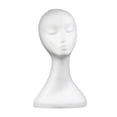 thumbnail image 1 of Ruiboury Tête de Mannequin en Mousse Perruque Affichage Mannequin Léger Style C Blanc Style A, 1 of 4