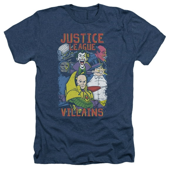Jla - Villains - Heather Short Sleeve Shirt - Small
