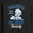 thumbnail image 3 of Peanuts - Peanuts Sleep Society - Men's Long Sleeve T-Shirt, 3 of 6