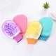 thumbnail image 4 of 6 guantes de baño exfoliantes de una sola cara para hombre y mujer (color aleatorio), 4 of 6