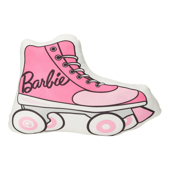 Barbie Roller Skate Kids Bedding Decorative Pillow, Pink, Mattel