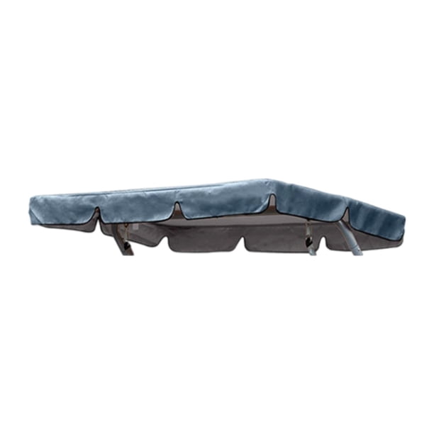 Cubierta superior de repuesto para hamaca de columpio de porche, protección solar e impermeable Azul marino