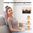 thumbnail image 3 of COSYSKY Neck and Back Massager with Heat, Back Massager for Chair with 3D Deep-Kneading Shiatsu, Gifts for Women and Men, 3 of 11