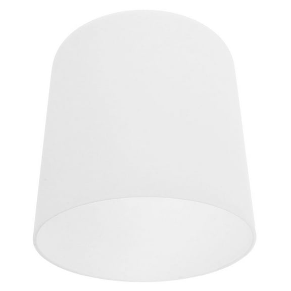 ULTNICE White Glass Cylinder Lamp Shade for Home Decor E27 Bulb Base Soft Lighting Design 6.5 Inches
