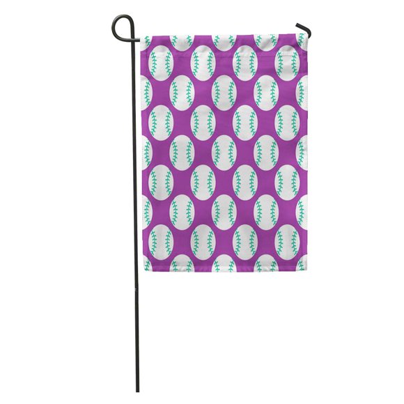 POGLIP Abstract Baseball Pattern American Ball Competition Equipment Game Garden Flag Decorative Flag House Banner 28x40 inch