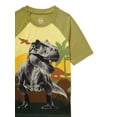 thumbnail image 3 of Wonder Nation Boys Dino Short Sleeve and Shorts 2-Piece Sleep Set, Sizes 4-16 Husky, 3 of 3