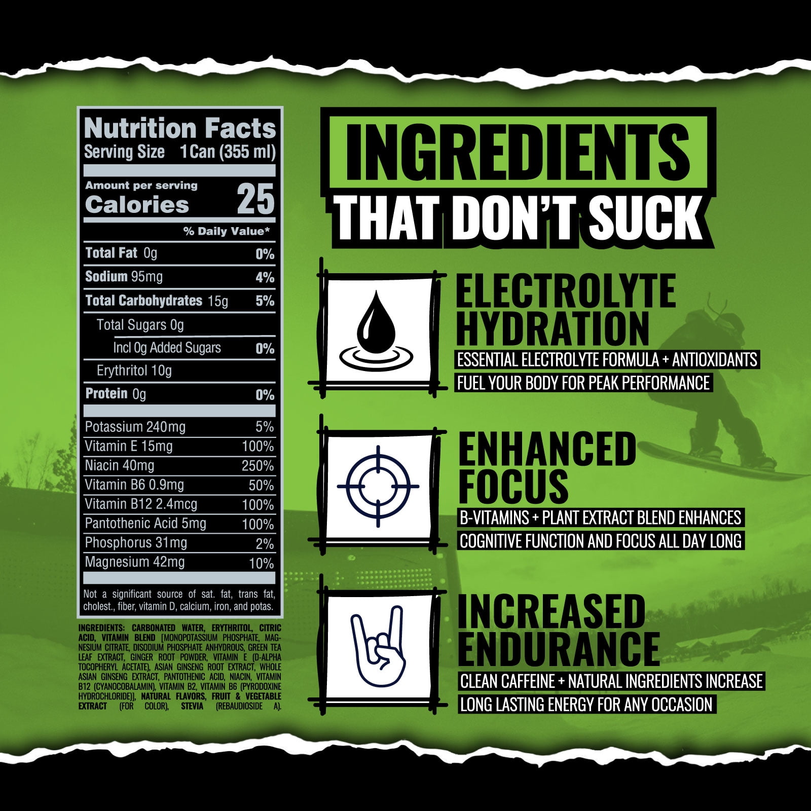 Kill Cliff Ignite Cherry Lime Grenade, 12oz 12CT CLEAN ENERGY DRINK