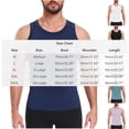Aueoeo Mens Tank Top, Slim Fitted Sleeveless Muscle Shirt, Breathable ...
