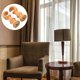 thumbnail image 2 of 2pcs Wood Curtain Rod Brackets Window Curtain Support Holders Wall Mounted Drapery Rod Hangers for Bedroom Living Room Bathroom, 2 of 3