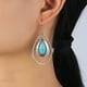 thumbnail image 5 of Xiao Hua Pendientes colgantes de estilo retro, nuevos y únicos, para mujer, estilo étnico bohemio, vintage (plateados)., 5 of 5