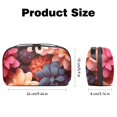 thumbnail image 5 of Fragmented Flowers Hard Drive Bag Travel Organizer Phone Charger Organizer Small Electronics Travel Organizer Waterproof Oxford Fabric 5.9x9.44x3.14 in, 5 of 6