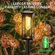 thumbnail image 5 of Xihbxyly Luz Solar para Jardín, Lámpara Exterior Superbrillante, Diseño de Acero Inoxidable Resistente Al Agua, Efecto de Sombras Único, Ideal para Caminos de Jardín, Fácil Instalación, Dura Más de 1, 5 of 7