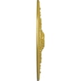 thumbnail image 4 of 37 1/2"OD x 3 3/8"P Naple Ceiling Medallion (Fits Canopies up to 3 3/8"), Hand-Painted Rich Gold, 4 of 5